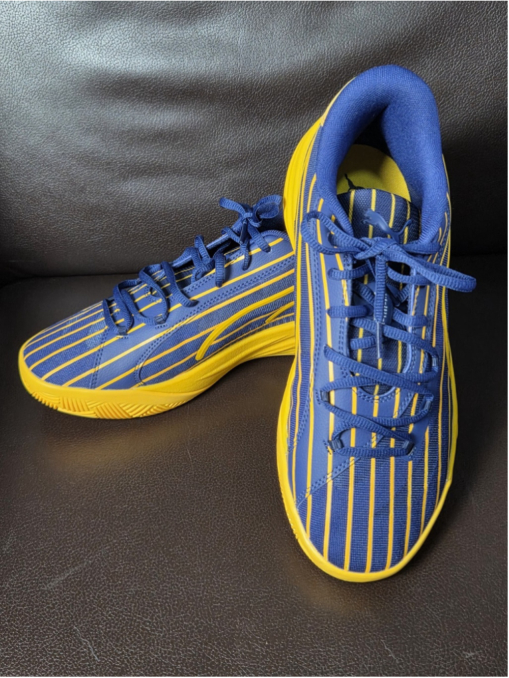 Puma All-Pro Nitro Scoot Henderson Basketball Shoes Men’s Size 9.5 Blue Yellow